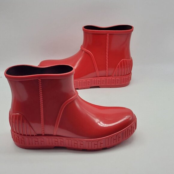 UGG Australia Mens Size 6 Drizlita Mini Ankle Boots Red - Picture 4 of 10